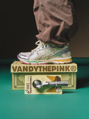 VANDYTHEPINK x Asics Gel-Kayano 12.1 - Antique White/Antique White