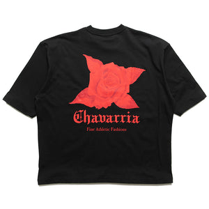 Willy Chavarria x Adidas Dark Rose Tee - Black/Red