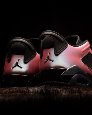 Women's Air Jordan 6 Retro Low - Black/Desert Berry