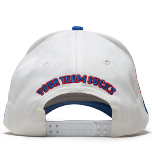 Your Team Sucks W Cup USA Snapback - Off White/Blue
