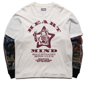 Billionaire Boys Club Wellness L/S Knit  Tee - Gardenia