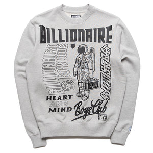 Billionaire Boys Club Labels Sweatshirt - Heather Grey