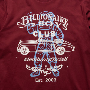 Billionaire Boys Club Vintage L/S Knit Tee - Pomegranate
