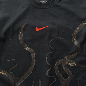 Stranger Things x Nike Sportswear Tee - Off Noir/University Red
