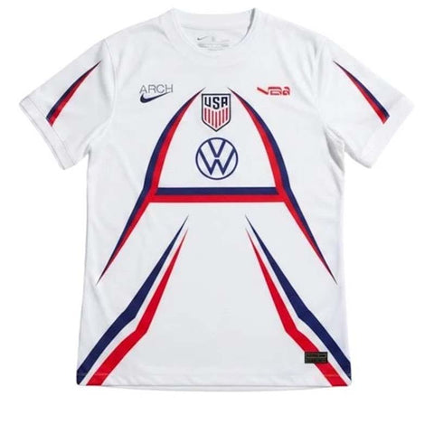 Women's Virgil Abloh Archive x USA x Nike Soccer Top - White/Deep Royal