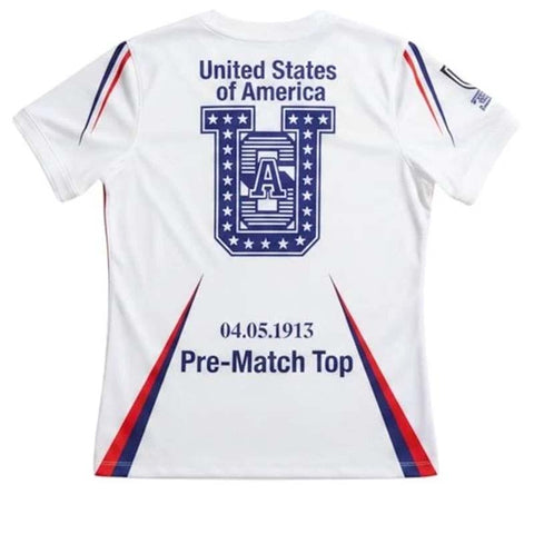 Women's Virgil Abloh Archive x USA x Nike Soccer Top - White/Deep Royal