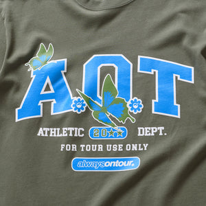 Always On Tour Physical Education Tee - Olive Green