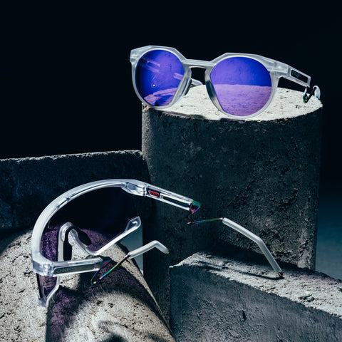 Oakley HSTN Metal - Matte Clear/Prizm Violet