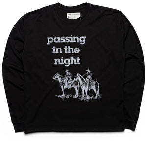 One Of These Days Passing in the Night L/S Tee - Black